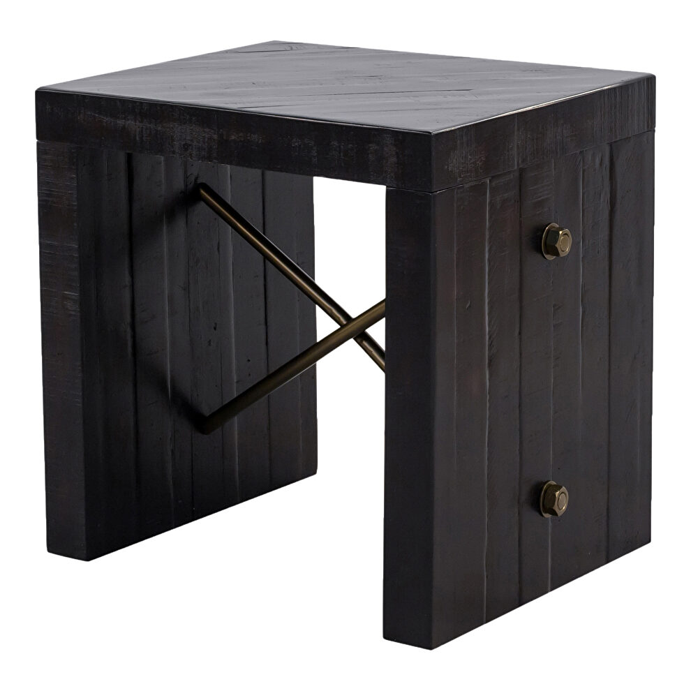 Rustic side table by Moe's Home Collection