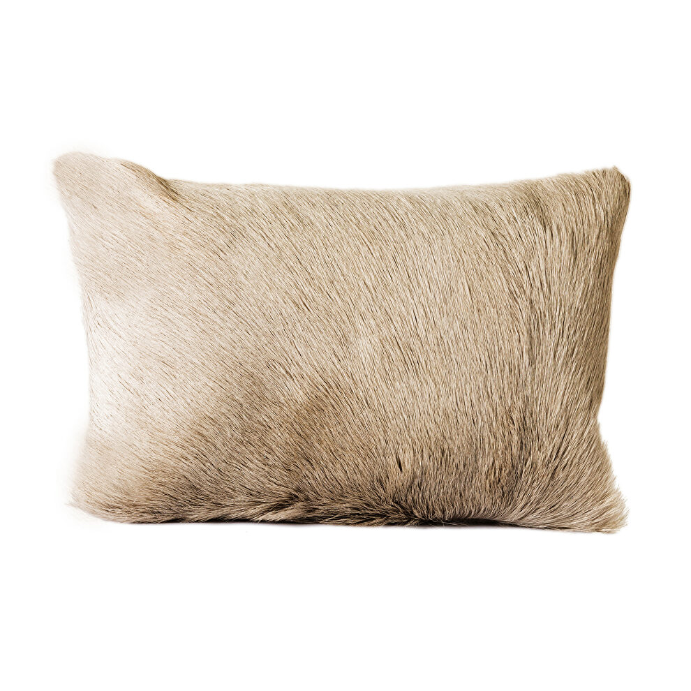 Contemporary fur bolster light gray by Moe's Home Collection