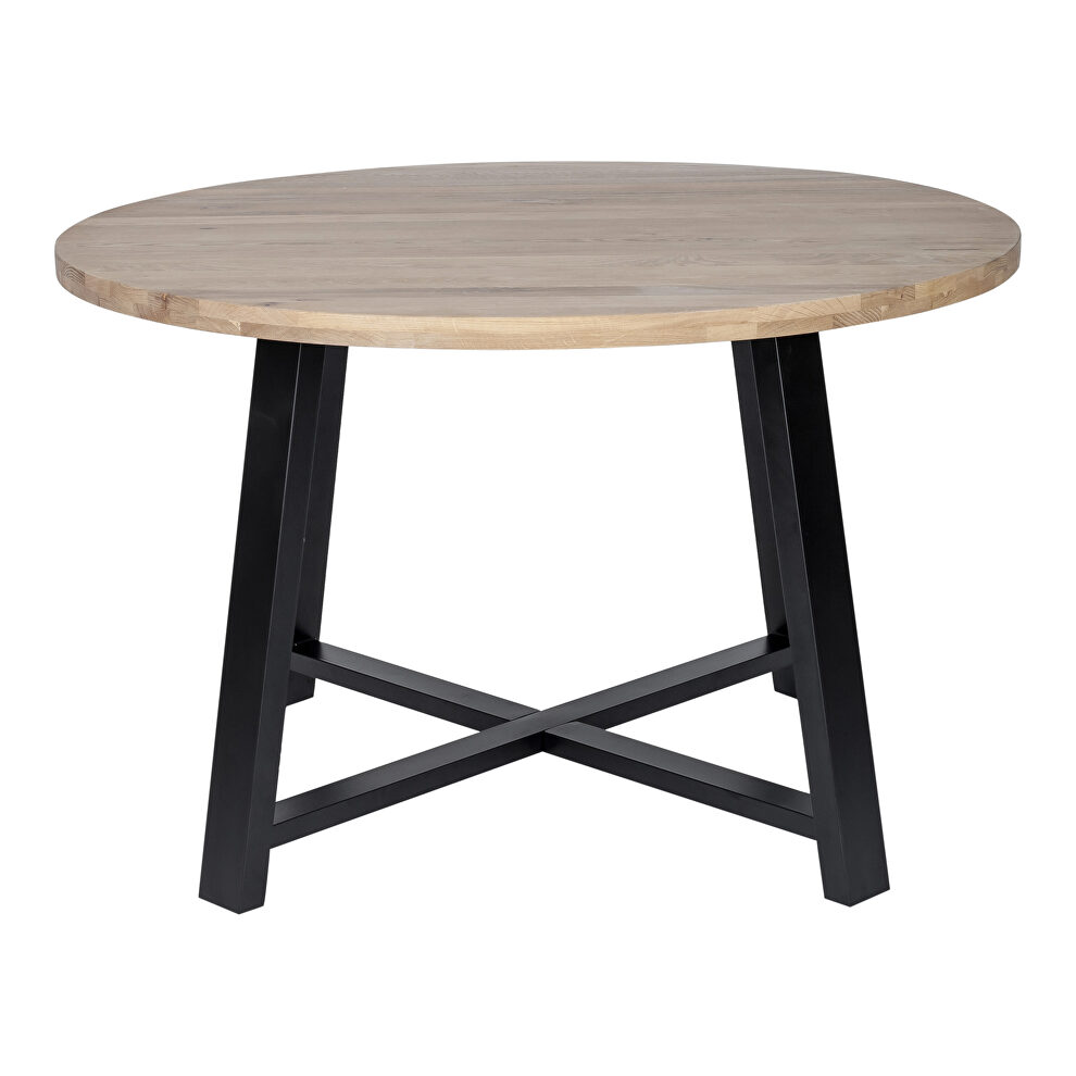 Scandinavian round dining table by Moe's Home Collection