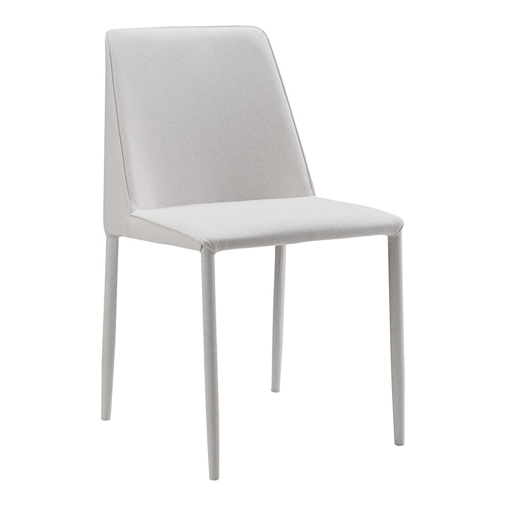 Modern fabric dining chair white-m2 by Moe's Home Collection