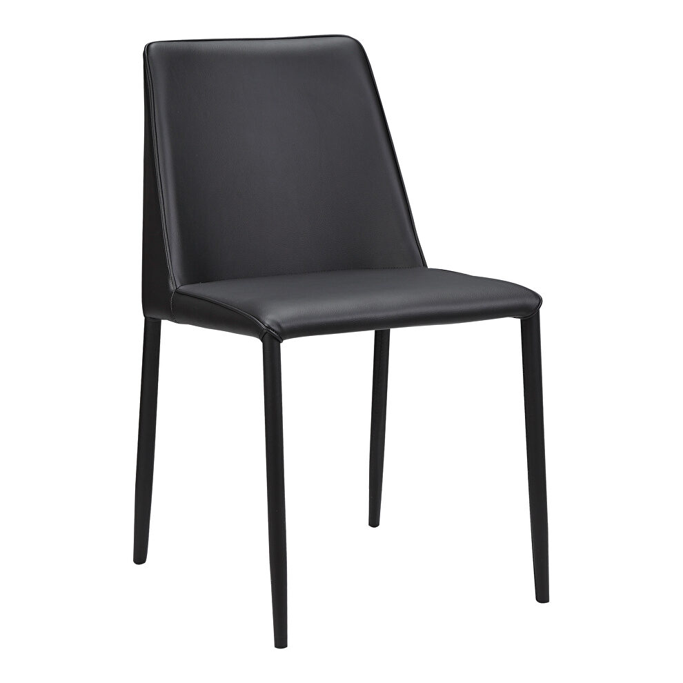 Modern pu dining chair black-m2 by Moe's Home Collection