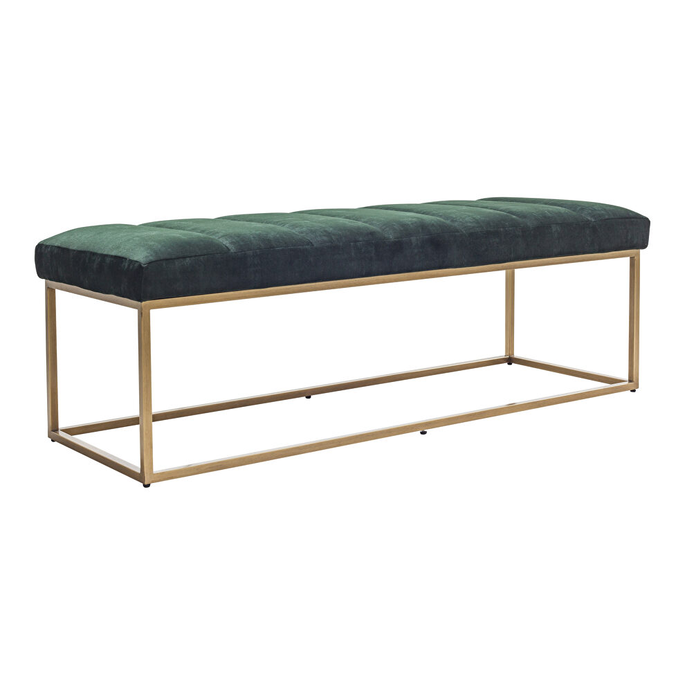 Retro bench dark green by Moe's Home Collection