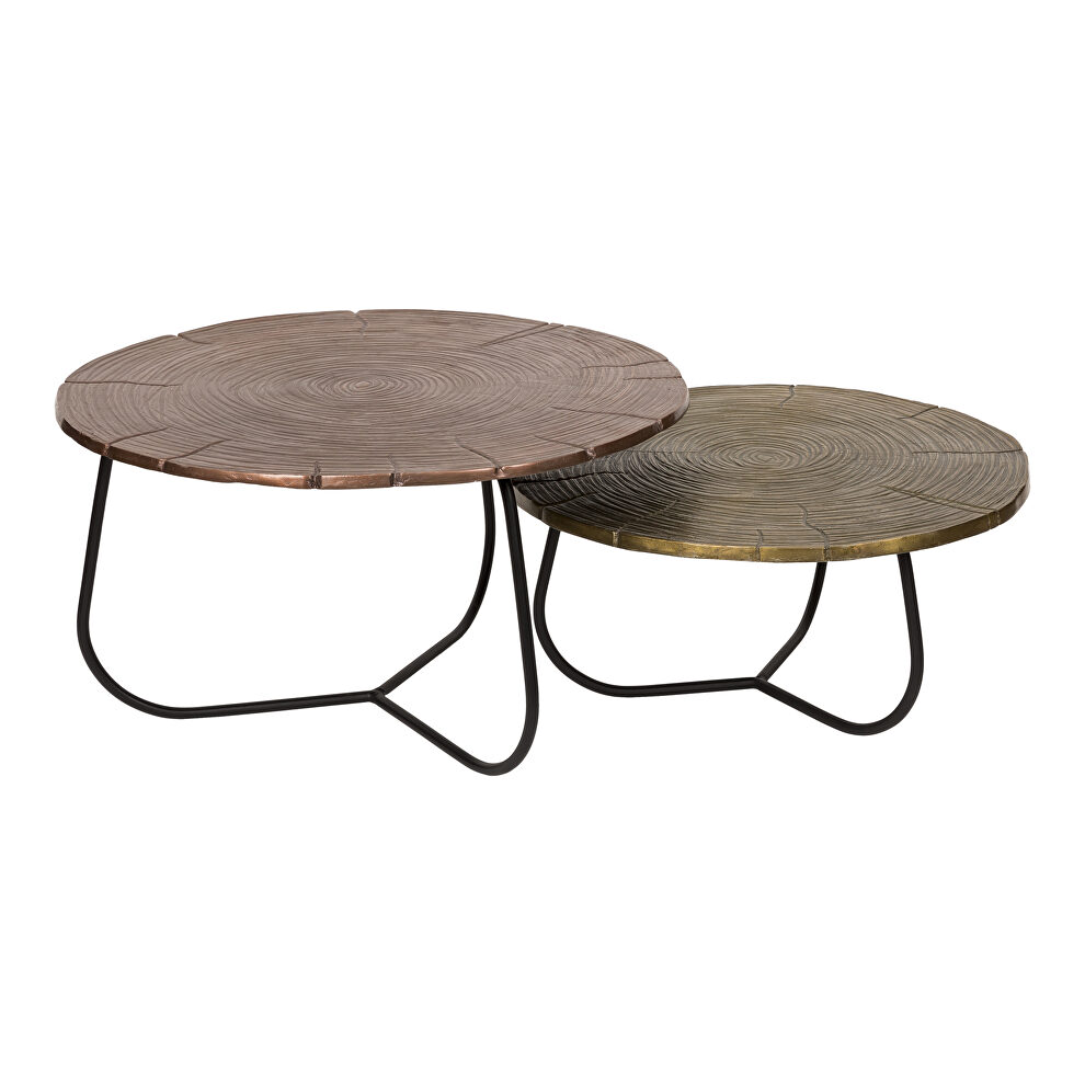 Industrial section tables set of 2 by Moe's Home Collection