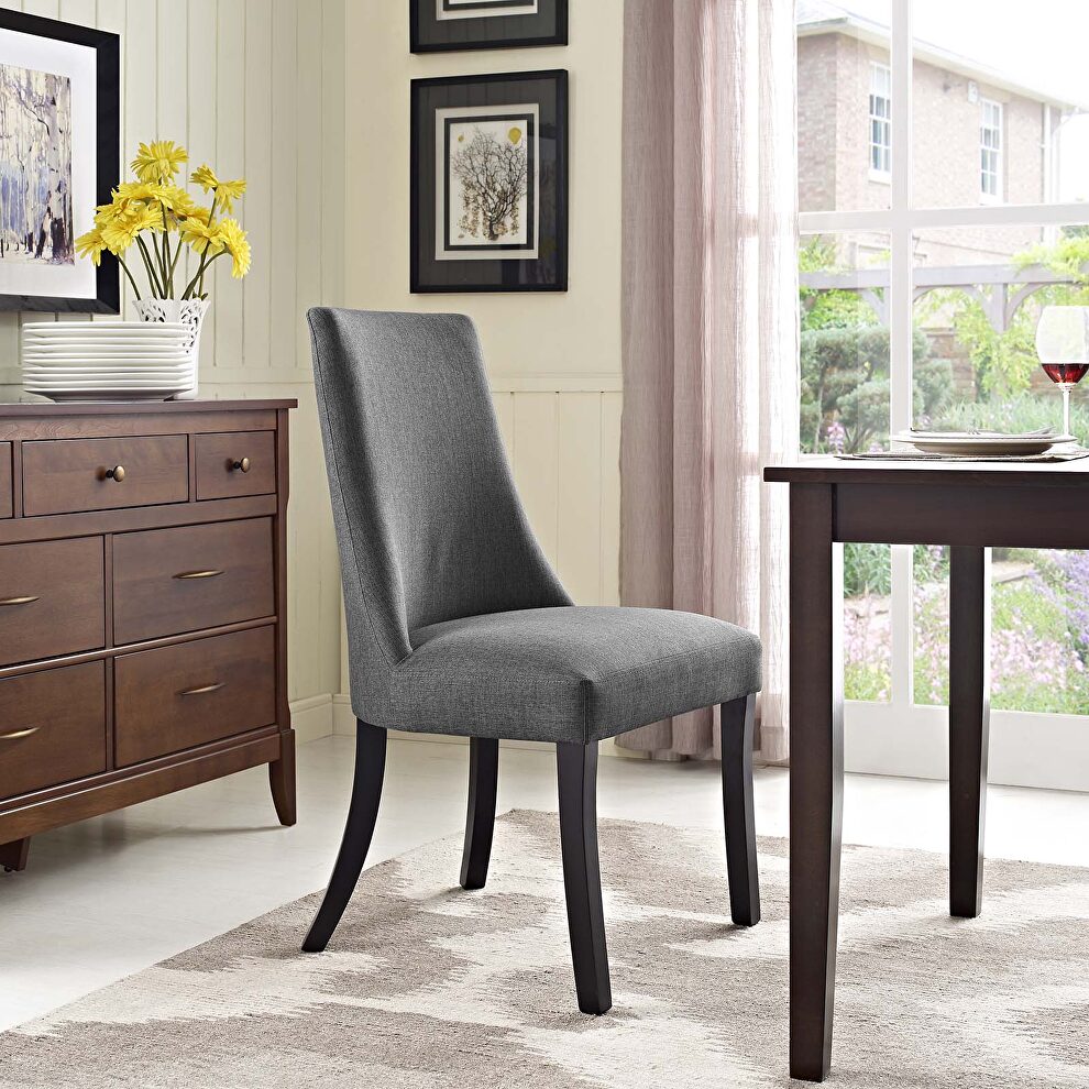 Dining side chair in gray by Modway
