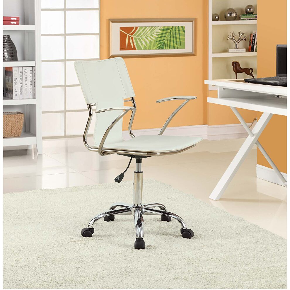 Office chair in white by Modway