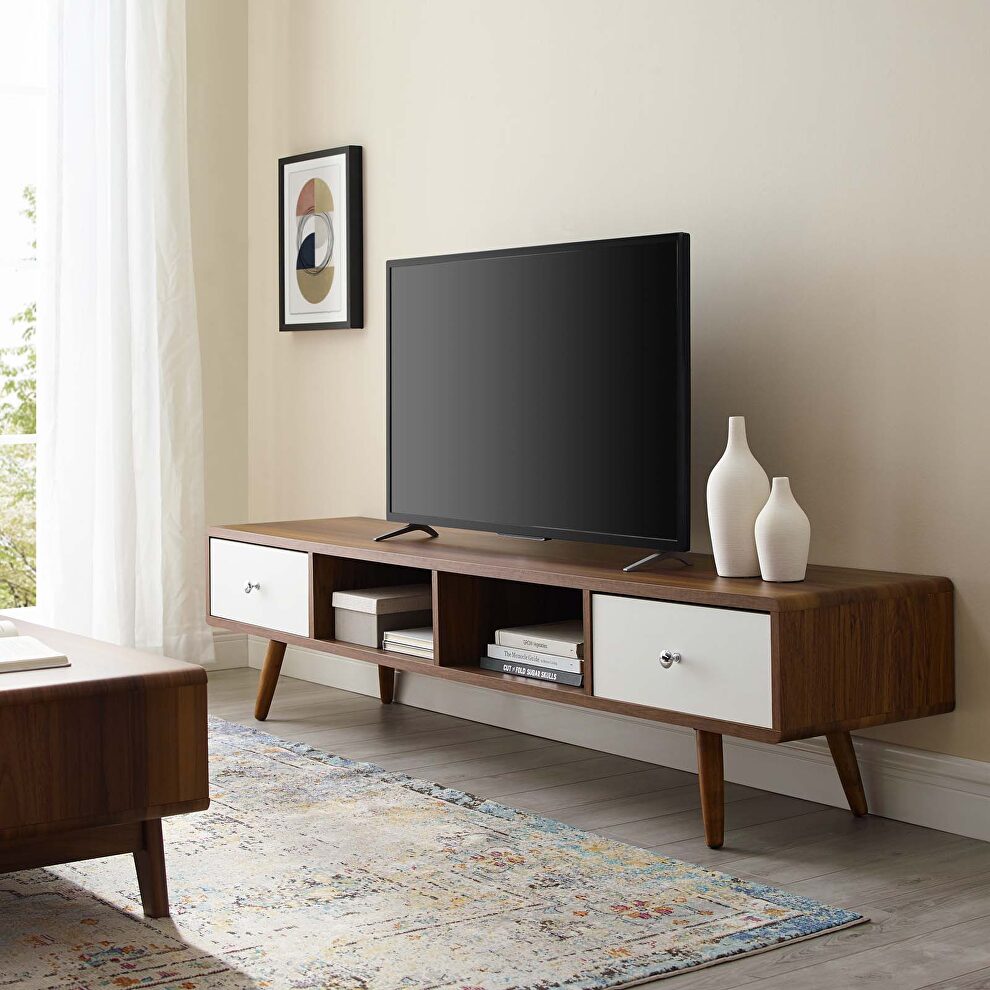 Media console wood TV stand by Modway