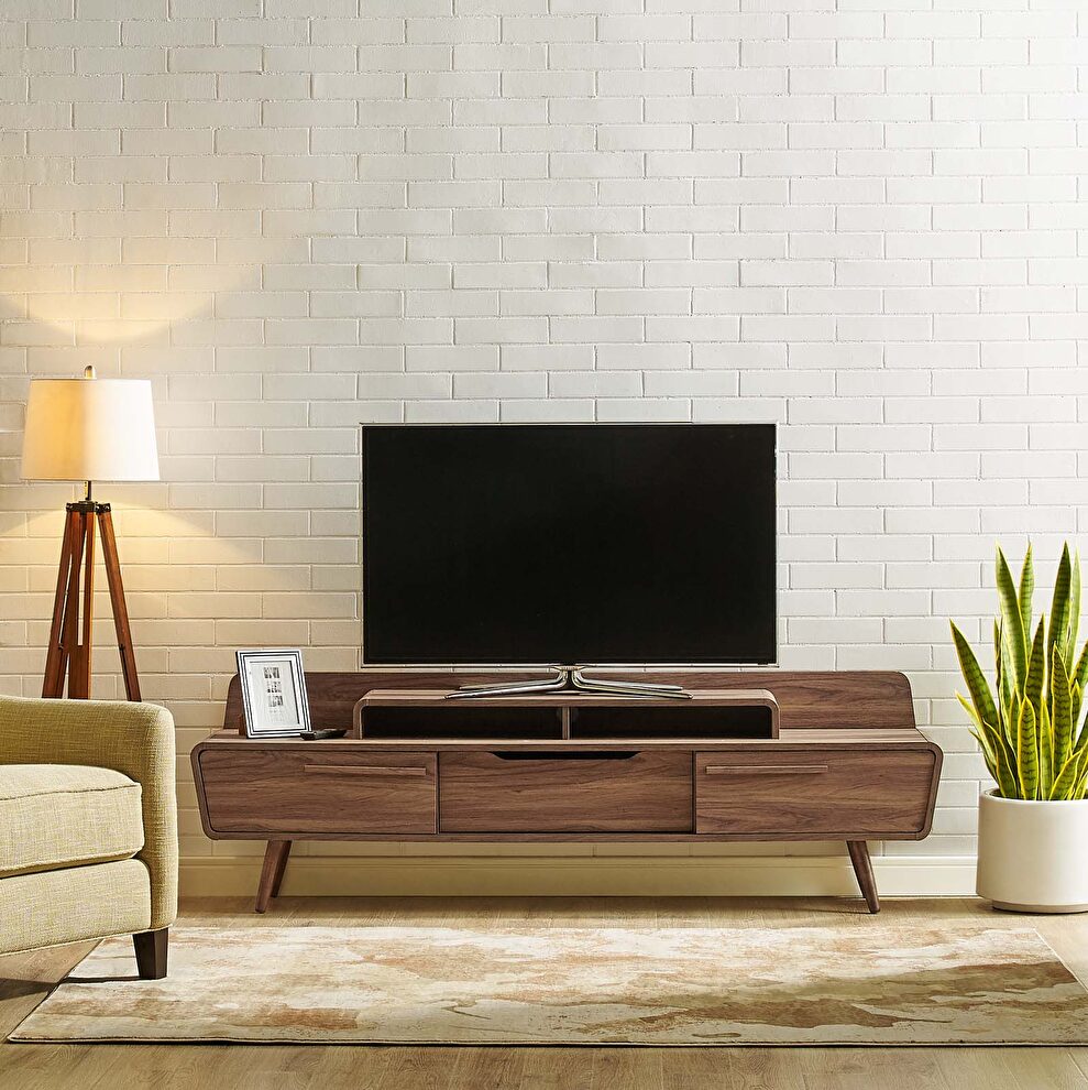 Tv stand in walnut by Modway