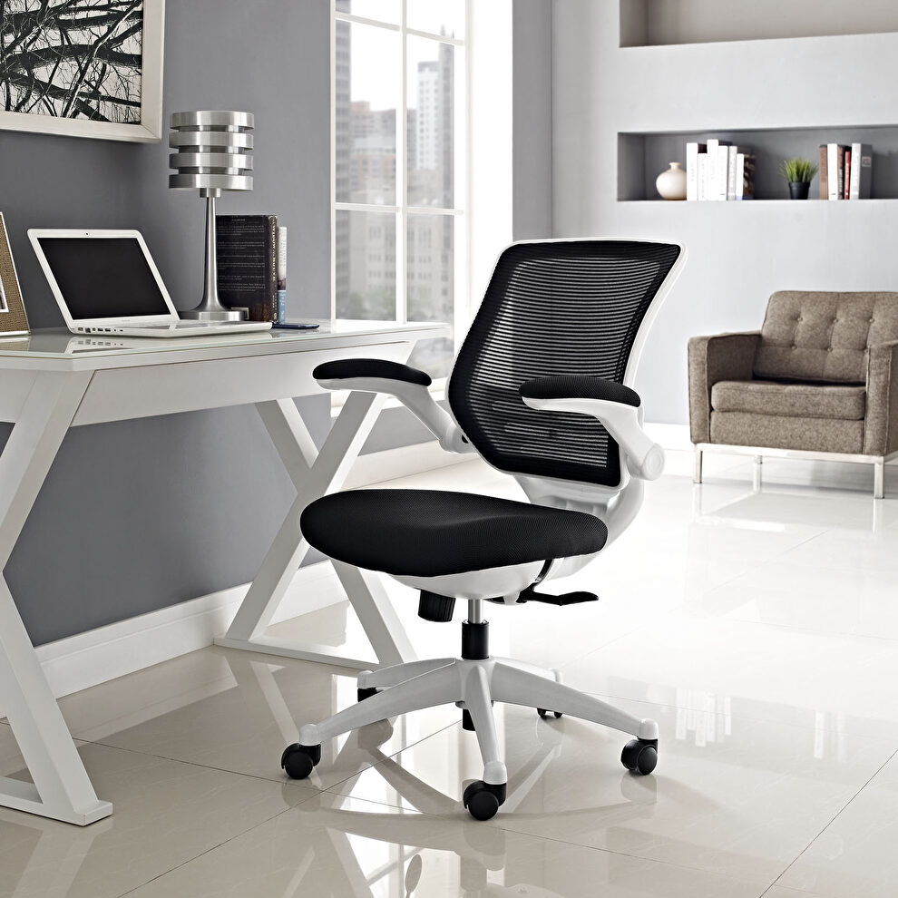 White base / mesh quality computer chair by Modway