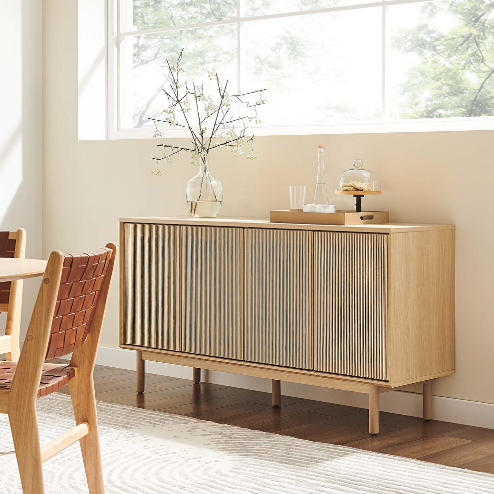 63-inch buffet / sideboard in natural finish by Modway