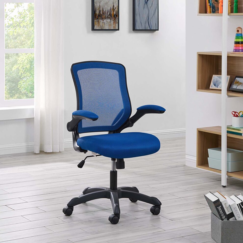 Veer mesh office chair in blue by Modway