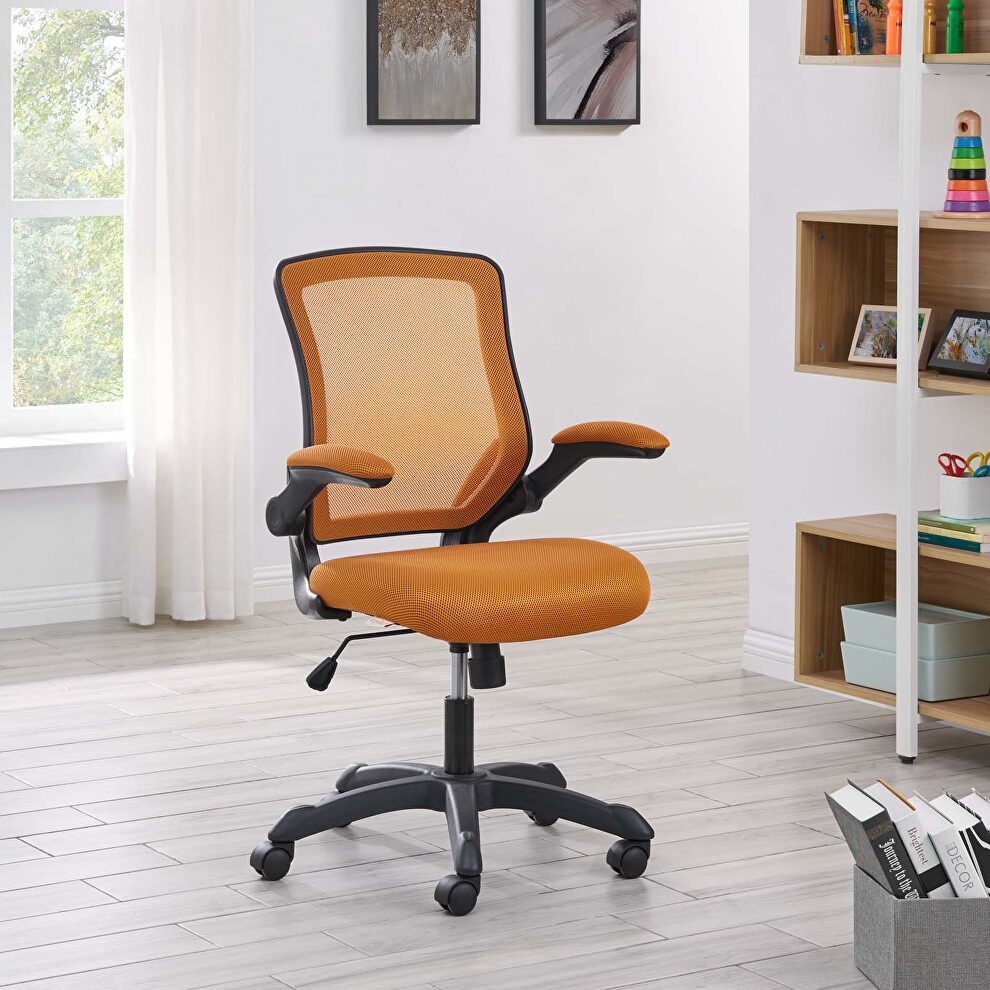 Veer mesh office chair in tan by Modway