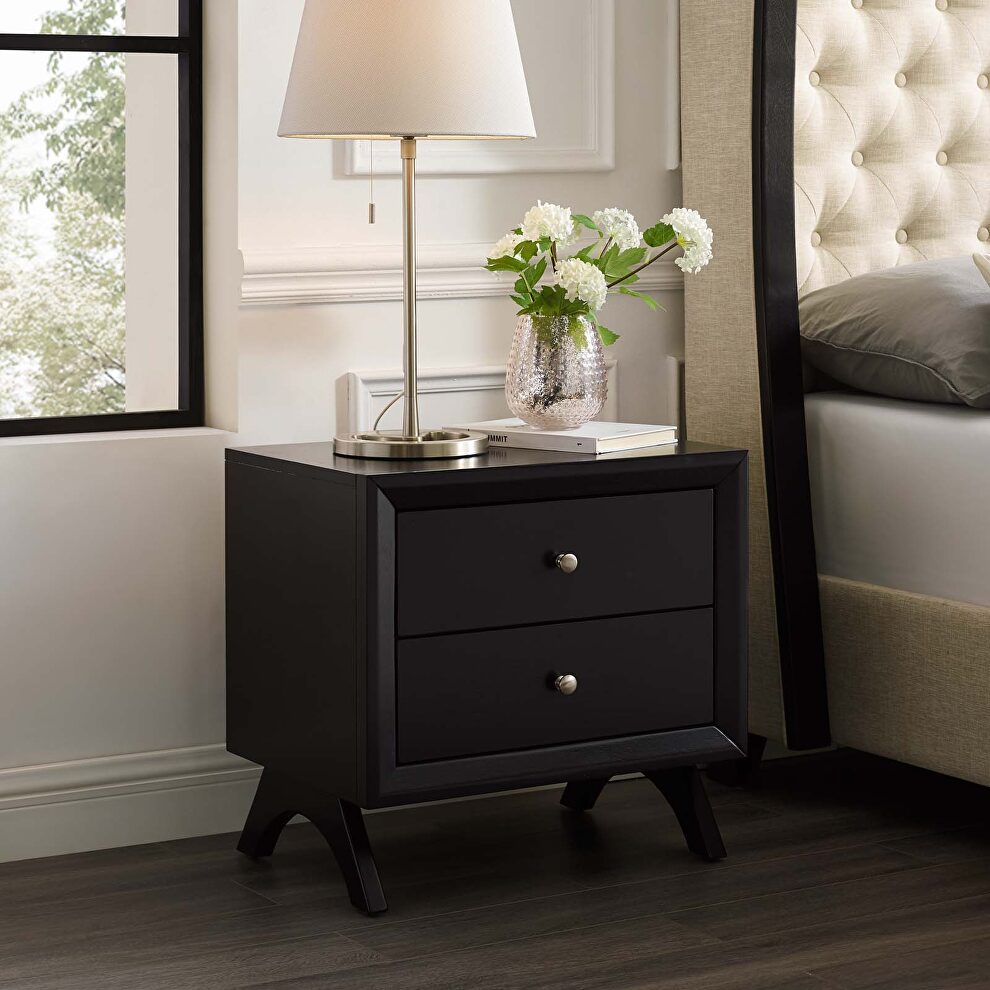 Nightstand or end table in cappuccino by Modway