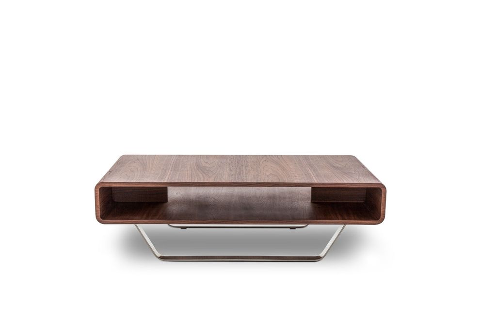 Contemporary natural wood coffee table by New Spec