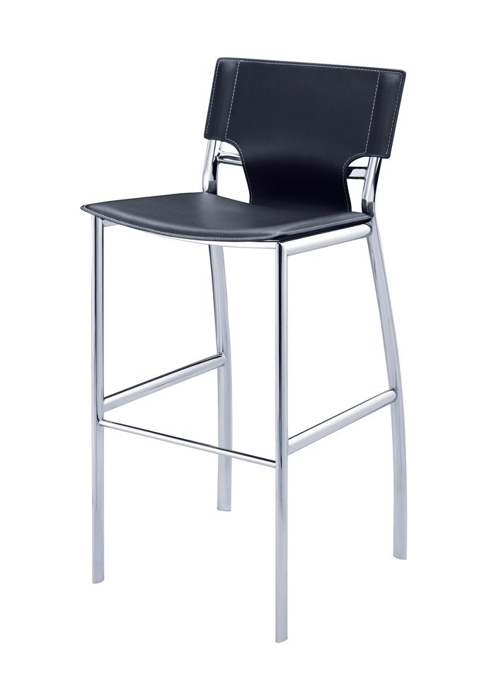 Stainless steel round bar stool by New Spec