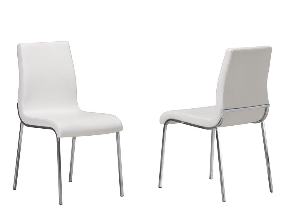 4pcs white dining chair set by New Spec