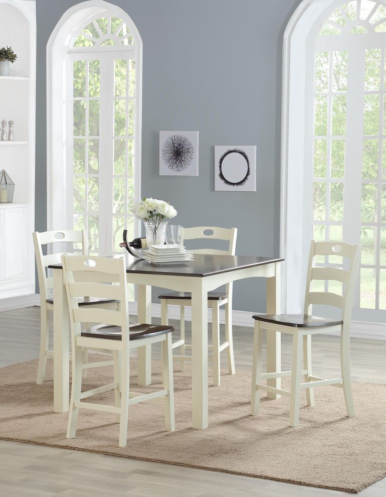 Counter height 5pcs dining room set by Poundex