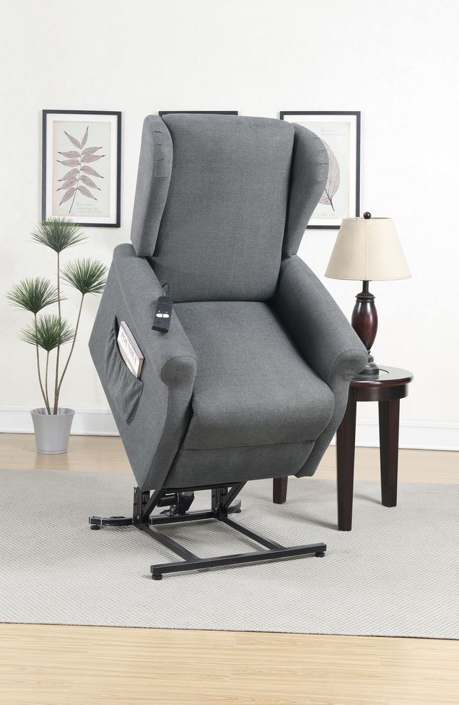 Lift chair in hygiene fabric by Poundex