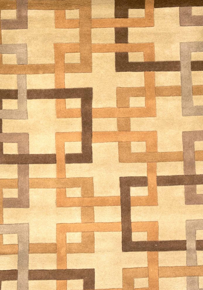 Beige modern casual style area 6x8 rug by Istikbal