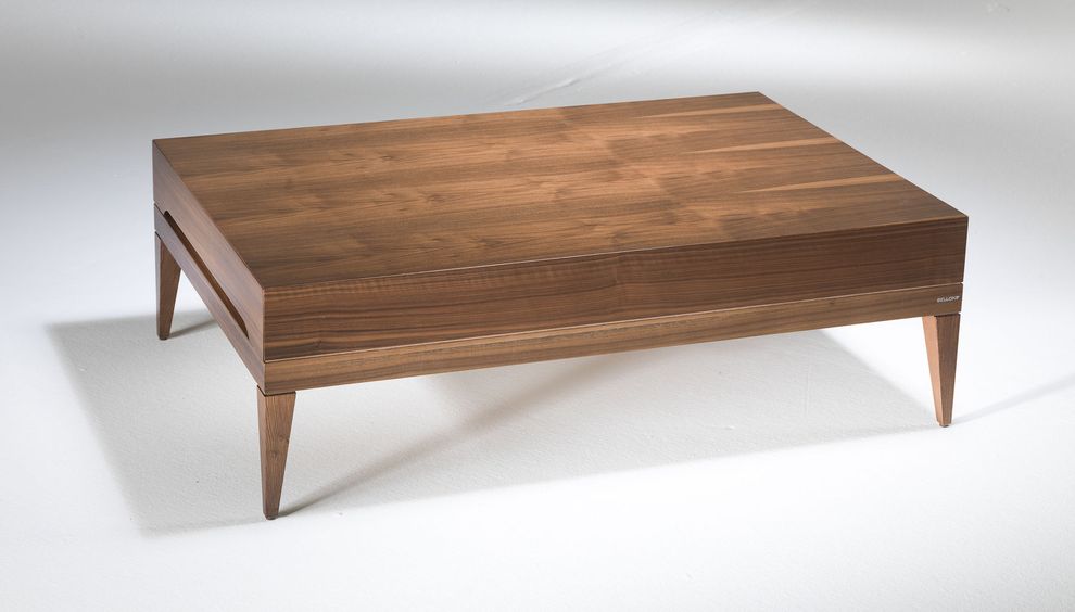 Natural wood coffee table w/ drawers by Istikbal