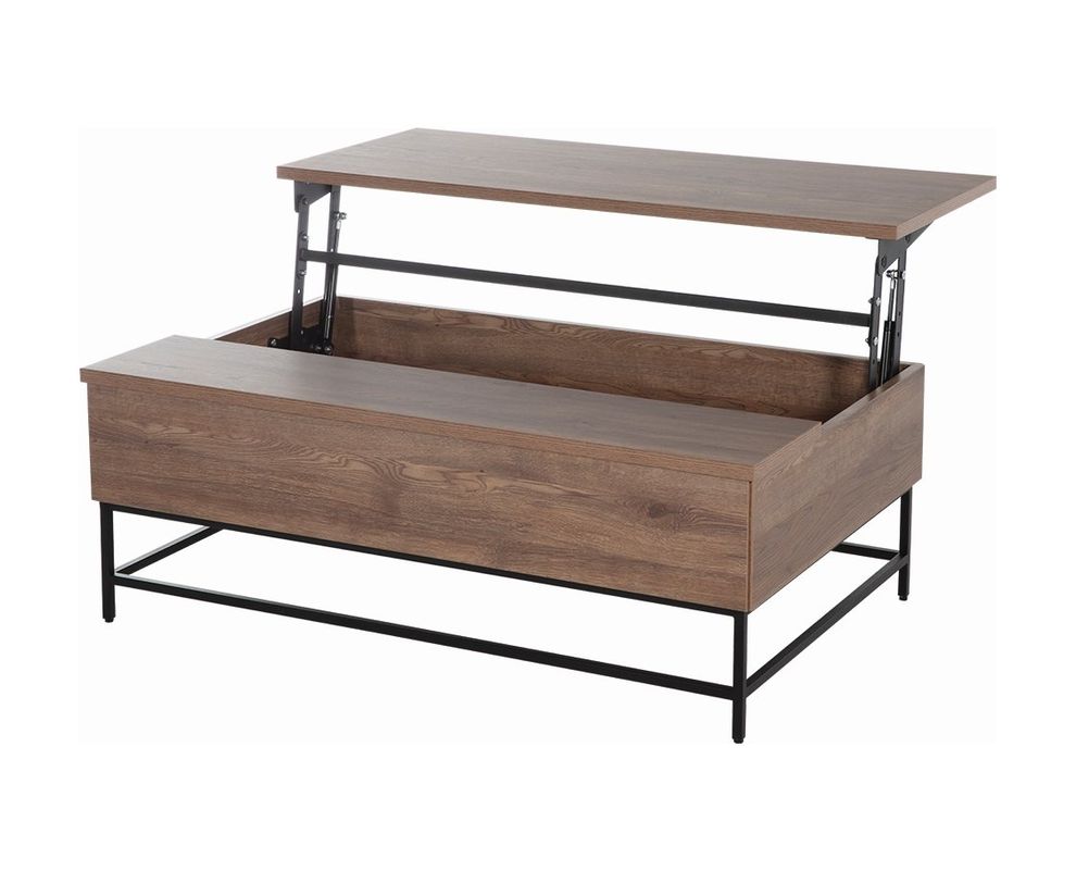 Casual style wood finish coffee table w/ lift top by Istikbal