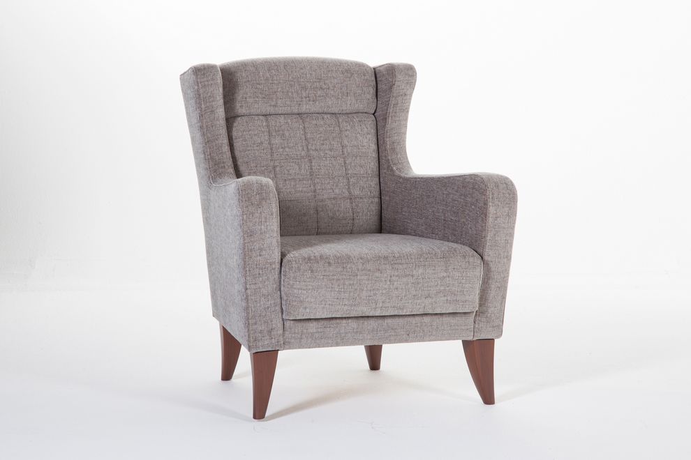 Basic gray accent chair in modern style by Istikbal