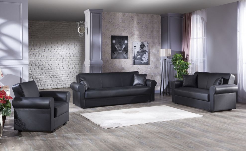 Convertable storage sofa 3pcs set by Istikbal