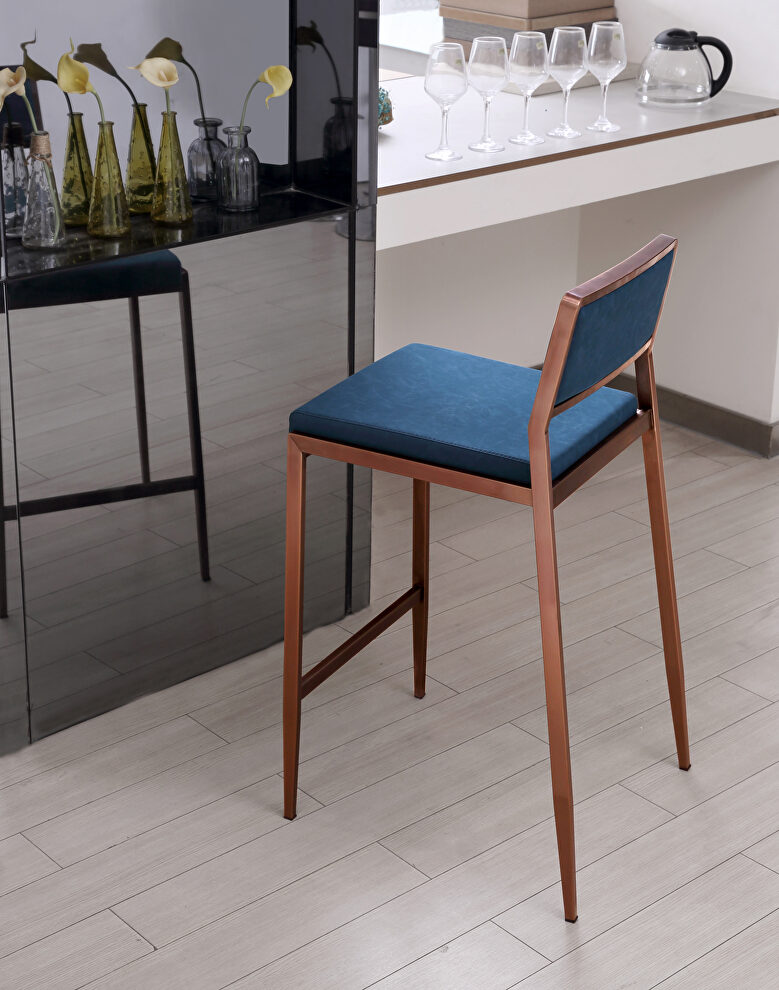 Clifton counter stool teal blue by Whiteline 