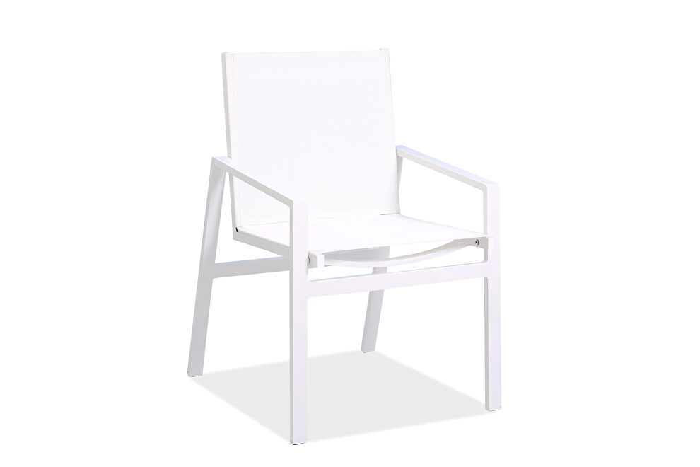 Rio outdoor dining armchair set of 2 by Whiteline 