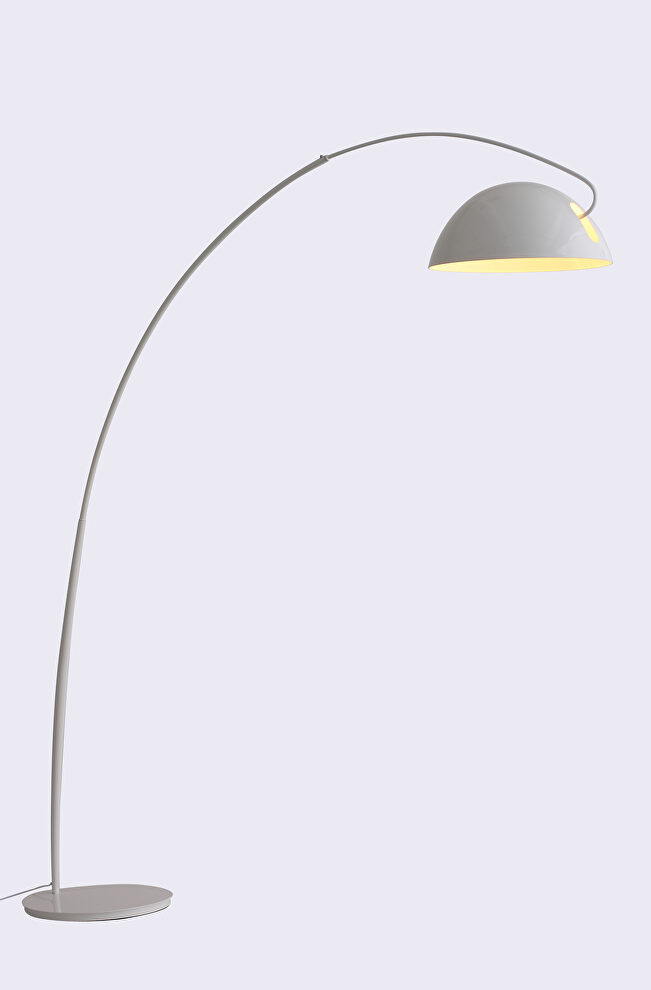 Floor lamp white aluminum by Whiteline 