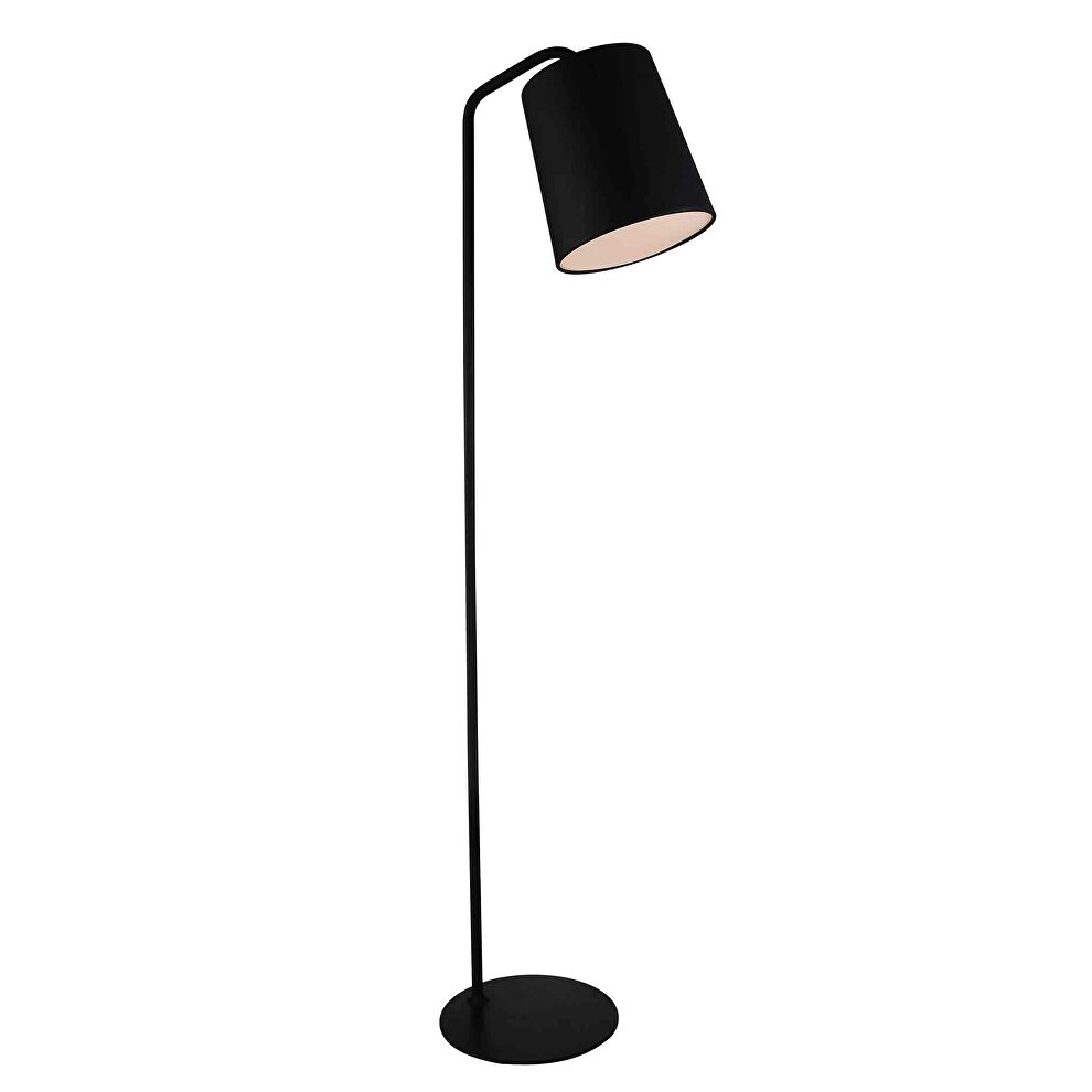 Floor lamp black carbon steel by Whiteline 