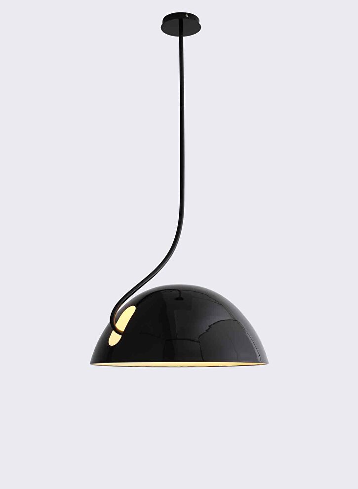 Pendant lamp black aluminum by Whiteline 