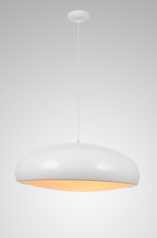 Pendant lamp white aluminium by Whiteline 