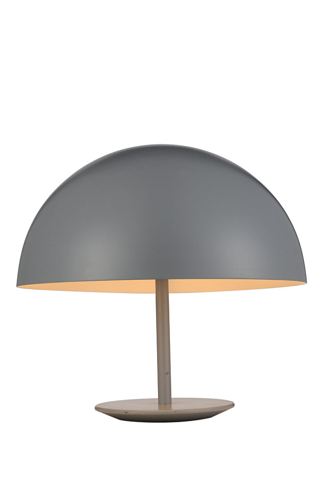 Table lamp gray aluminium by Whiteline 