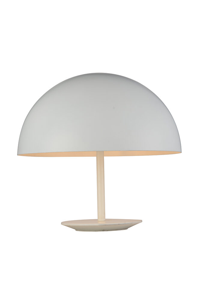 Table lamp white aluminium by Whiteline 
