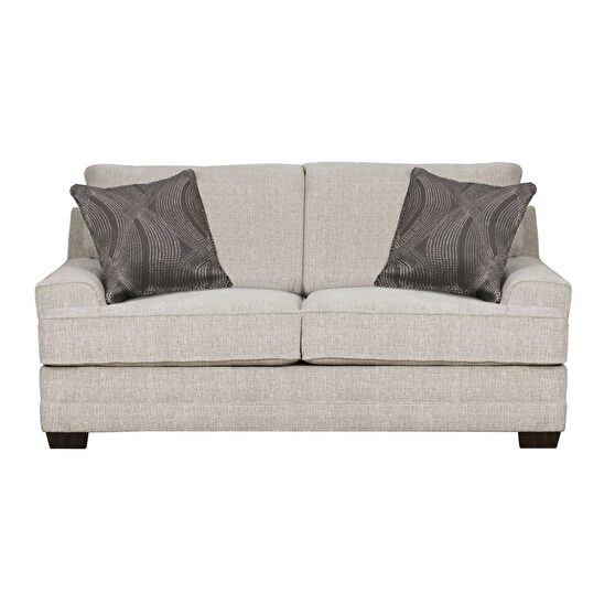 Furniture of America Reinhardt Brown Loveseat CM6318LV Comfyco