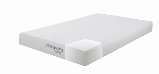 Keegan white 8-inch full memory foam mattress