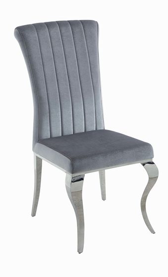 Hollywood glam chrome dining chair