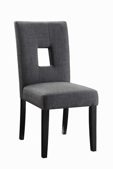 Andenne transitional grey dining chair