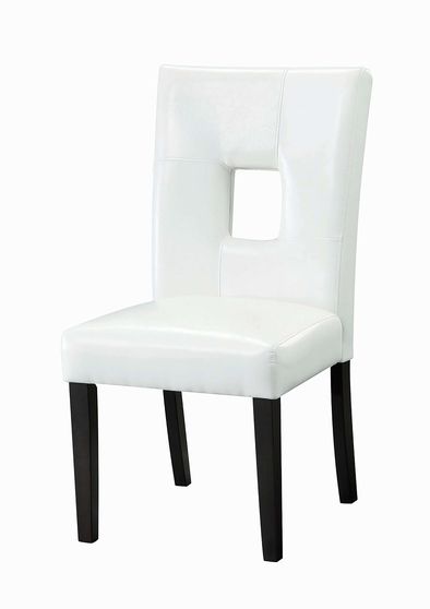 Newbridge causal white dining chair