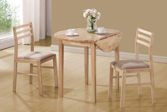 Casual bar style 3 piece table & 2 chairs set