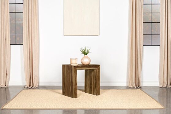 Rectangular solid wood end table auburn