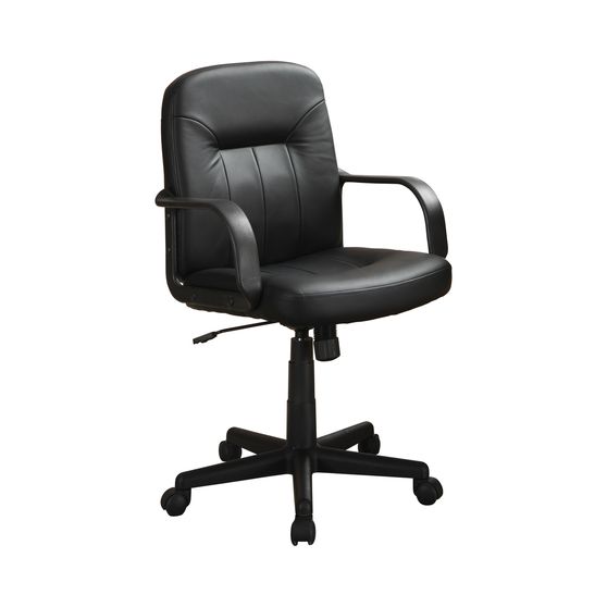 Contemporary small sized black office chair