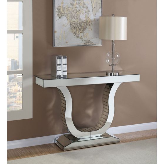 Glam style mirrored display/console table
