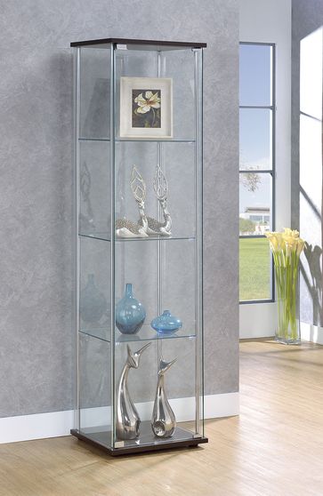 Curio cabinet w/ glass shelves