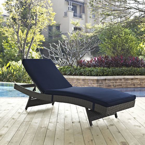 Patio chaise lounge chair