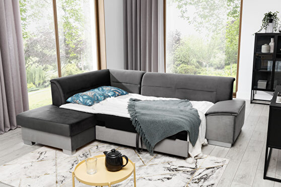 Special order contemporary sectional w/ bed