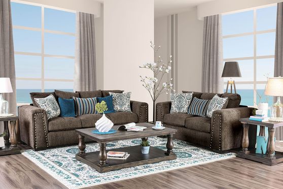 Casual linen-like fabric living room sofa