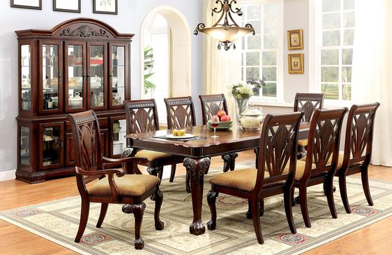 Cherry traditional dining table w/ 1x18 leaf