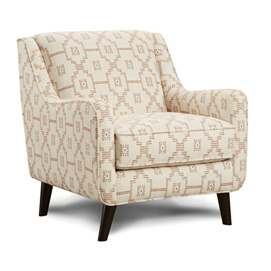 Classic design woven pattern fabric upholstery chair