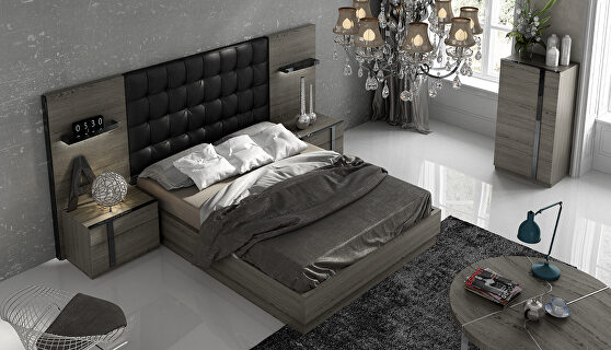 Stylish gray / black special order made bed